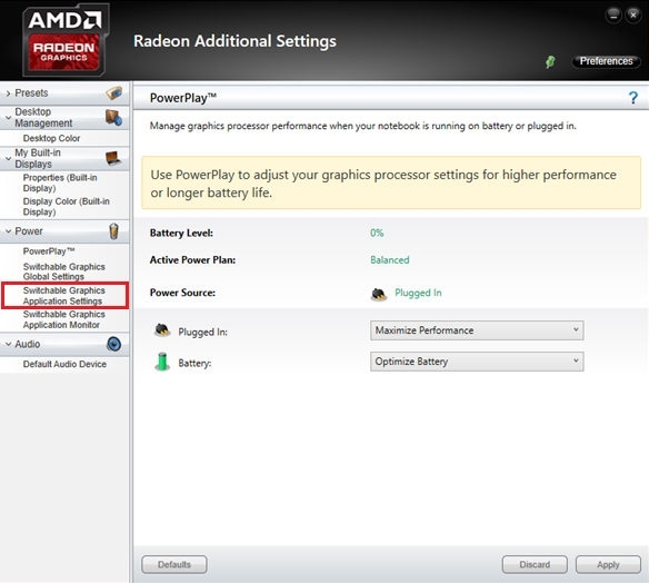 Como alternar GPU integrada para a GPU dedicada (NVIDIA-AMD)