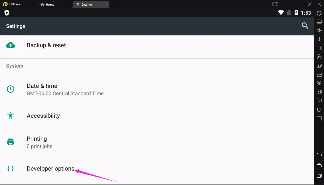 Como obter permissão de desenvolvedor no LDPlayer ?