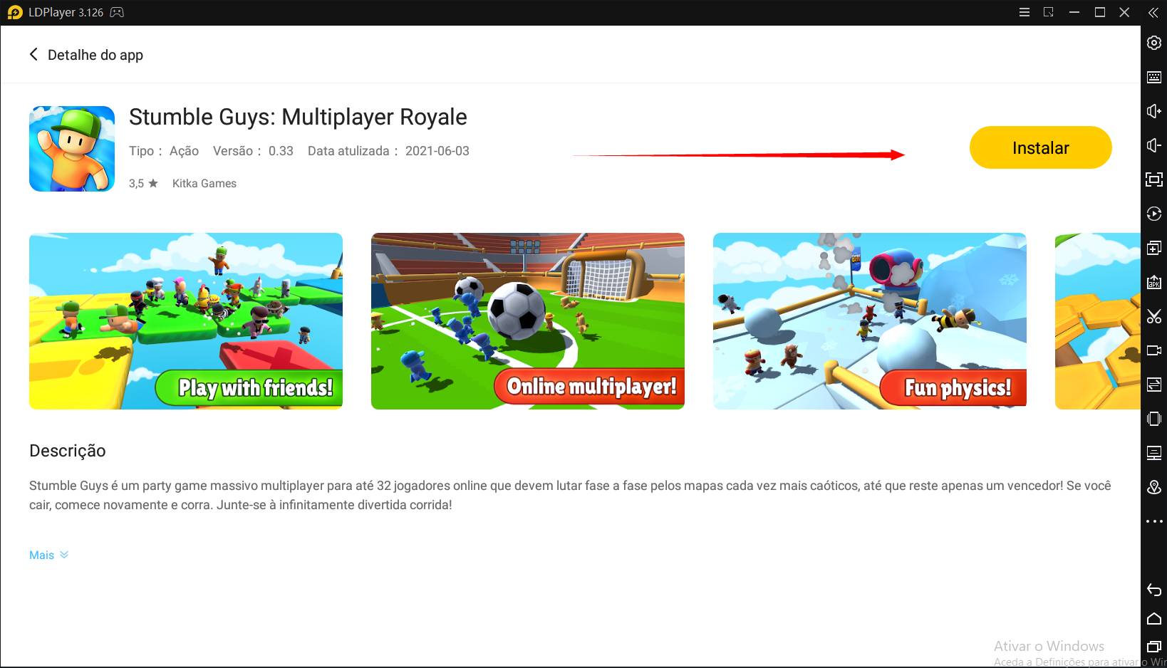 Como jogar Stumble Guys: Multiplayer Royale no PC-Tutoriais de