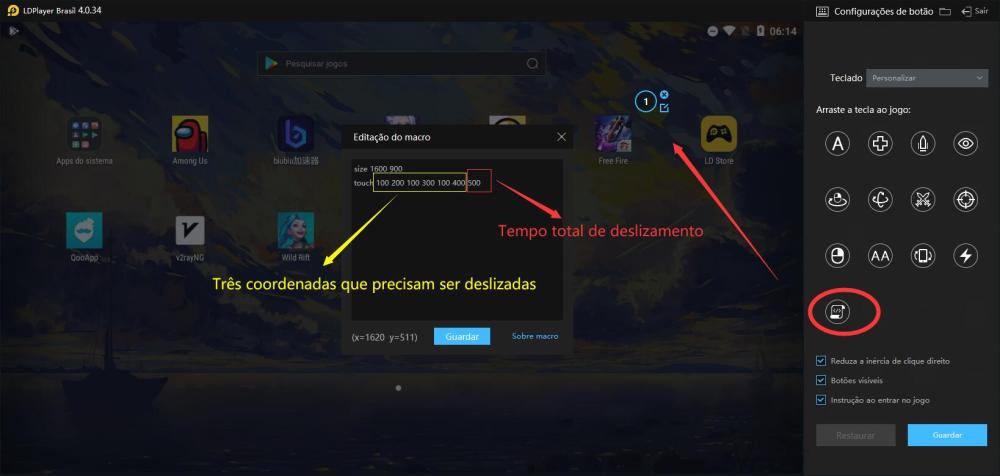 Introdução à macro do teclado