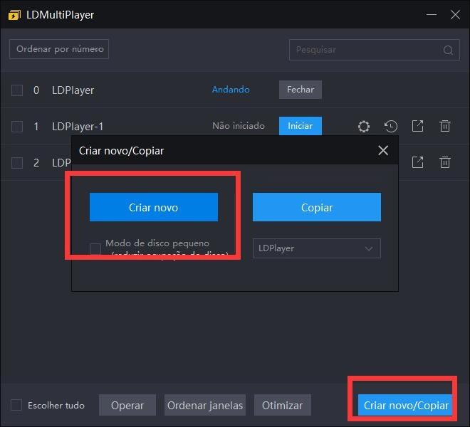 Como fazer backup e restauração no emulador ?