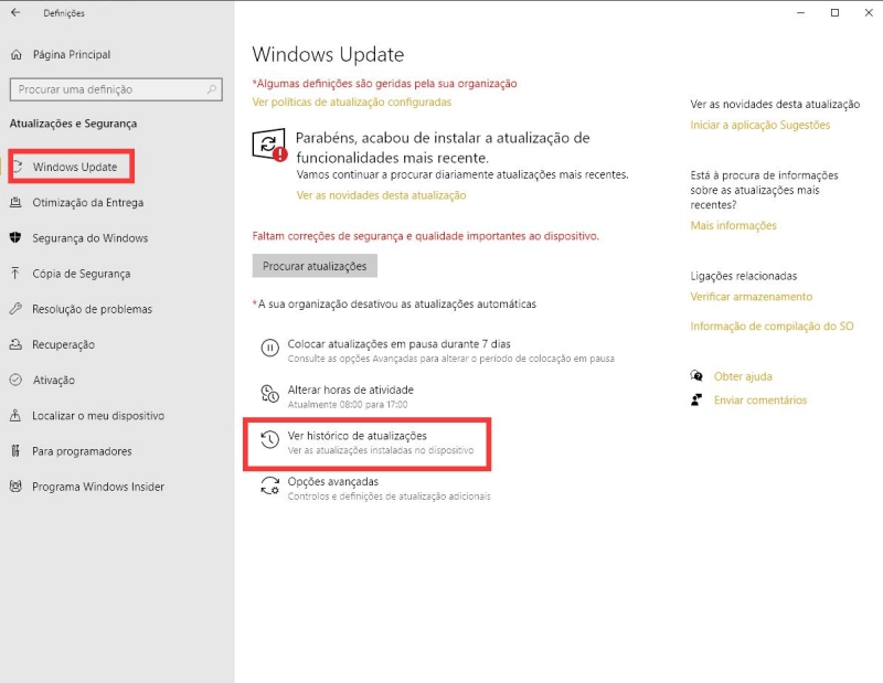 Solução de bug de emulador por causa de&nbsp;atualização KB4100347 do Windows 10