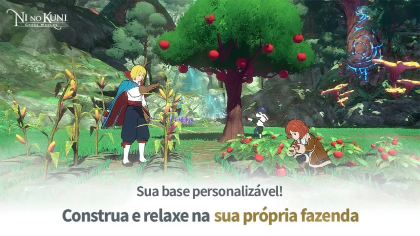 Contemple o vasto mundo de Ni no Kuni: Cross Worlds neste incrível RPG da Netmarble!