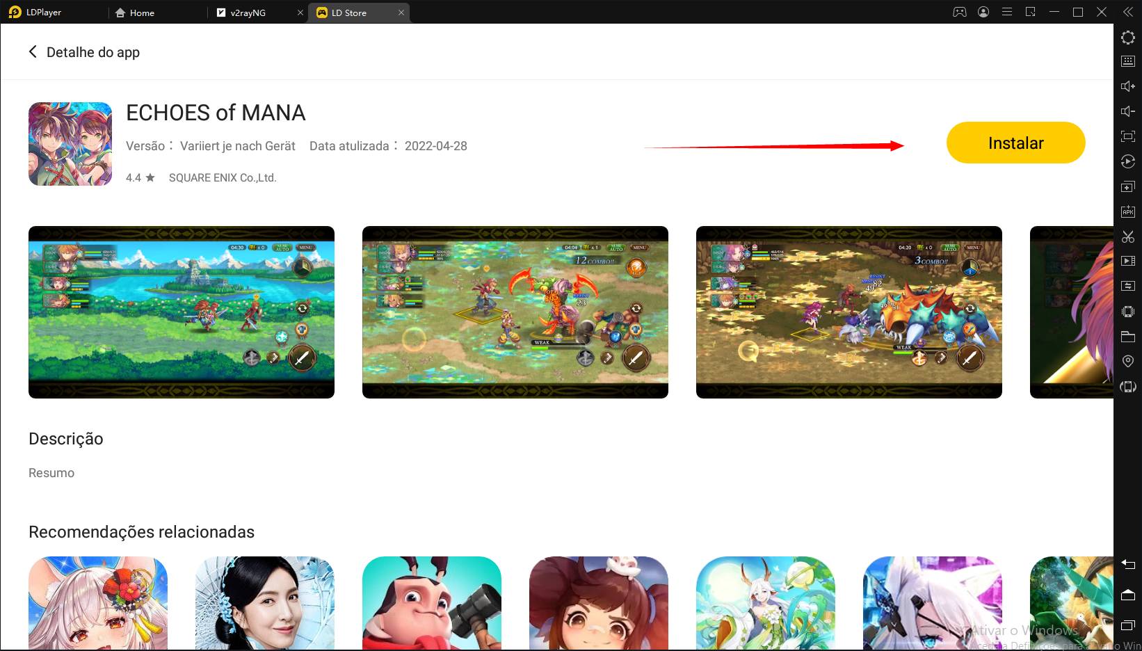 Como jogar ECHOES of MANA no PC