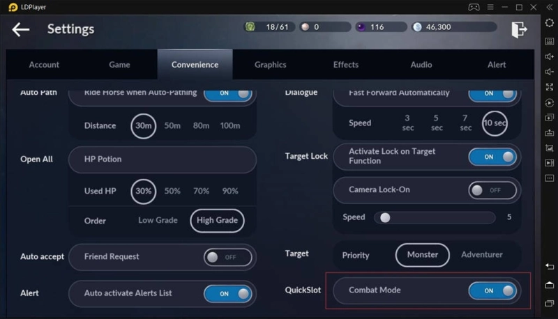 Melhores configurações para jogos Black Desert Mobile no PC