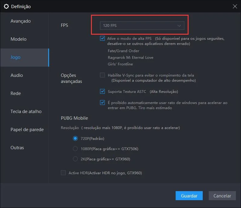 Como jogar Final Gear com 120 FPS no LDPlayer?