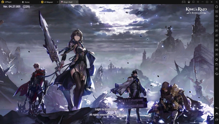 Играть в  Kings&nbsp;Raid бесплатно на пк