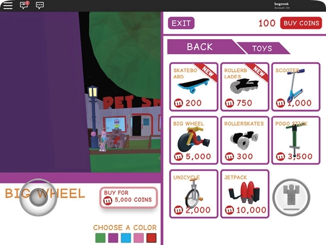 Играть в Roblox на ПК или ноутбук