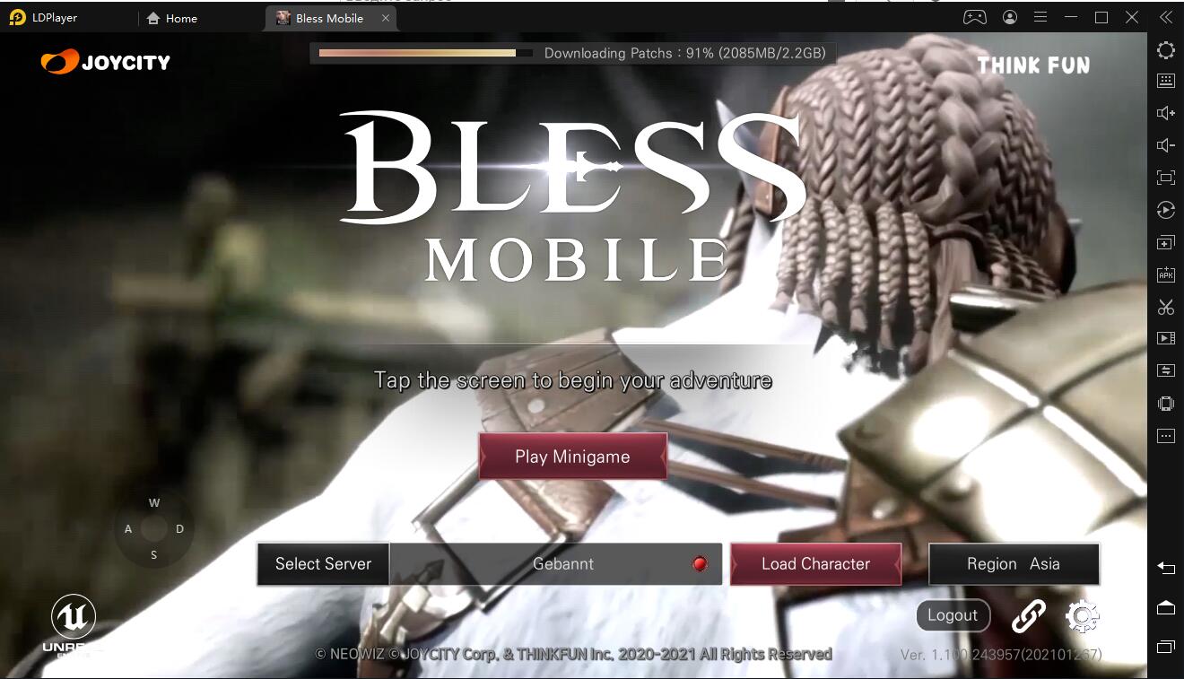 Играть в Bless Mobile бесплатно на пк