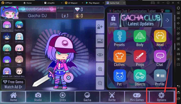 Играть в Gacha Club на пк