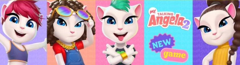 Играть в «Моя Говорящая Анджела 2 | My Talking Angela 2» бесплатно на пк