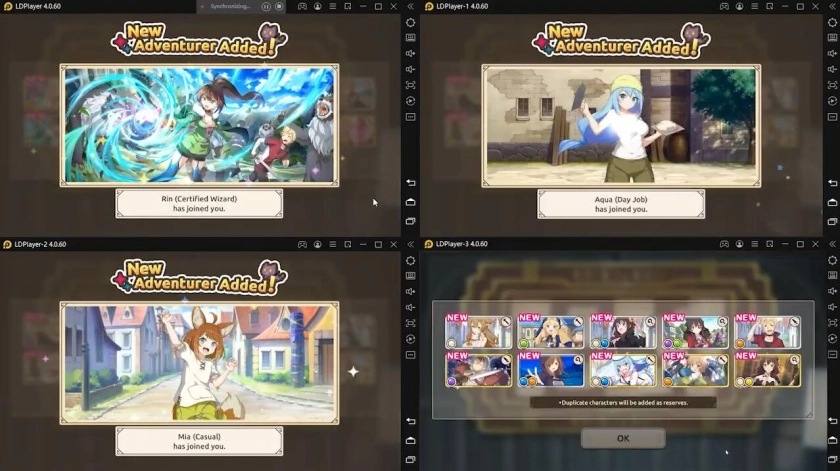 KonoSuba: Fantastic Days - Как сделать реролл быстро и получить лучших стартовых персонажей?