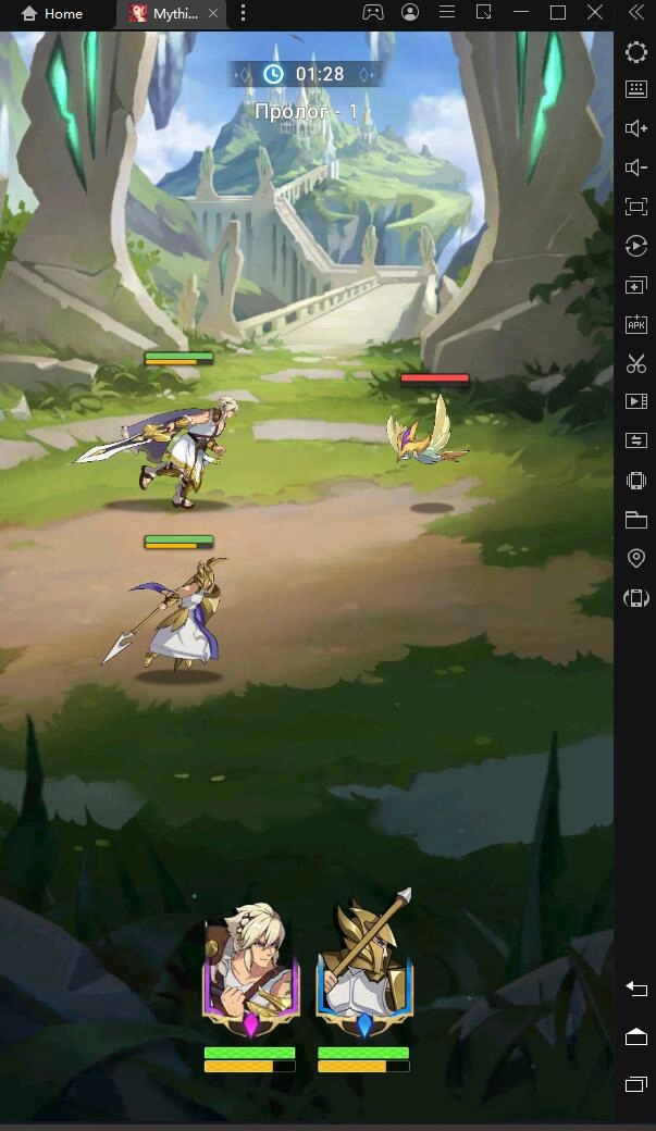 Играть в «Mythic Heroes: Idle RPG» бесплатно на пк