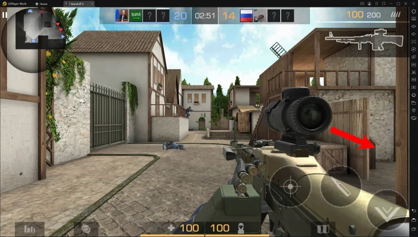 Как прыгнуть в Standoff 2 на LDPlayer