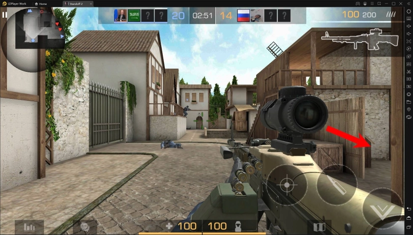 Как прыгнуть в Standoff 2 на LDPlayer