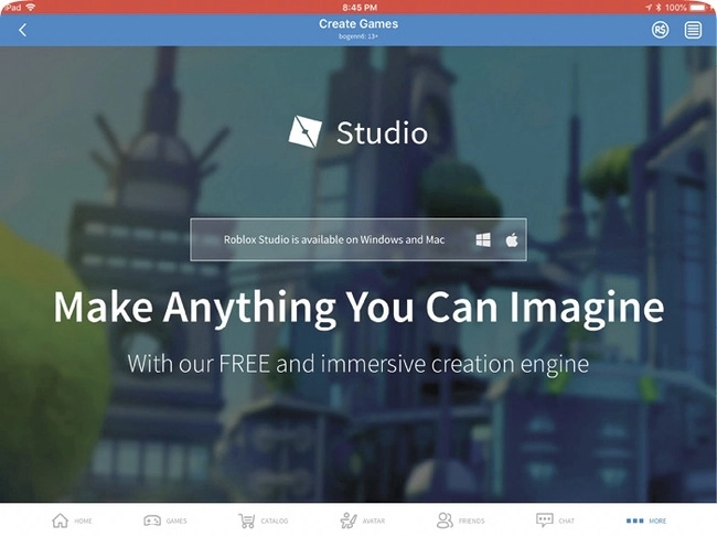 Играть в Roblox на ПК или ноутбук