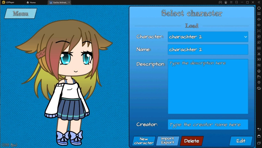 Играть в «Gacha Animator» бесплатно на пк