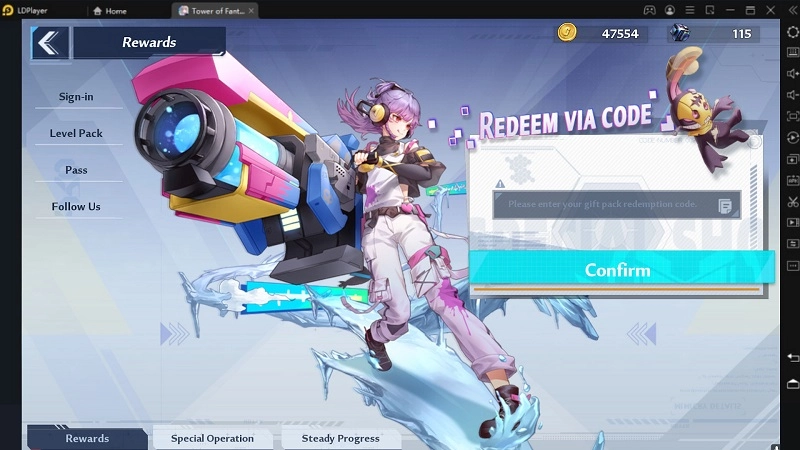 รหัสของขวัญ Tower of Fantasy 2022