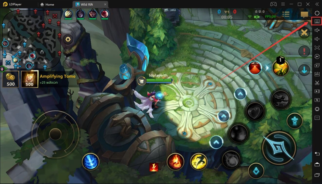 League of Legends: Wild Rift การทำงานของคีย์โดยละเอียด | เคล็ดลับการใช้งานปุ่มจำลองฟ้าผ่า