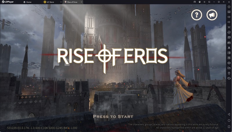 Rise of Eros คู่มือการดาวน์โหลดและตั้งค่าเกม ให้เล่นได้อย่างลื่นไหลบน LDPlayer9