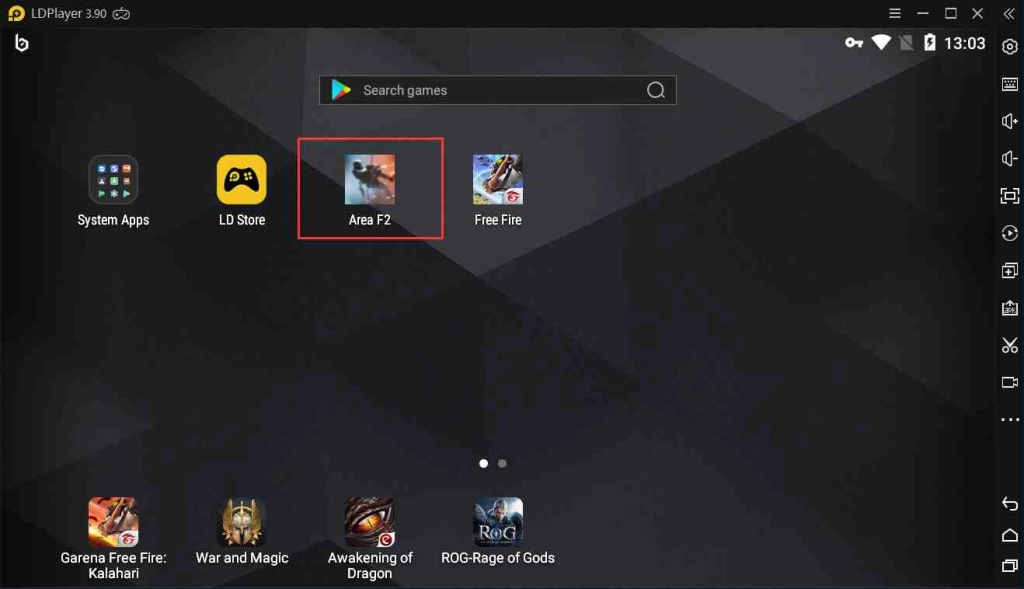 วิธีเล่น Area F2 บน PC