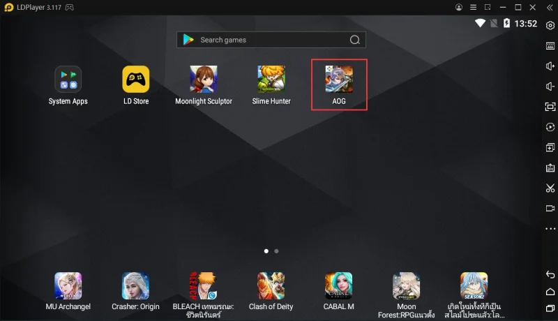 วิธีการติดตั้งและการเล่นเกม AoG : Arena of Glory บน PC
