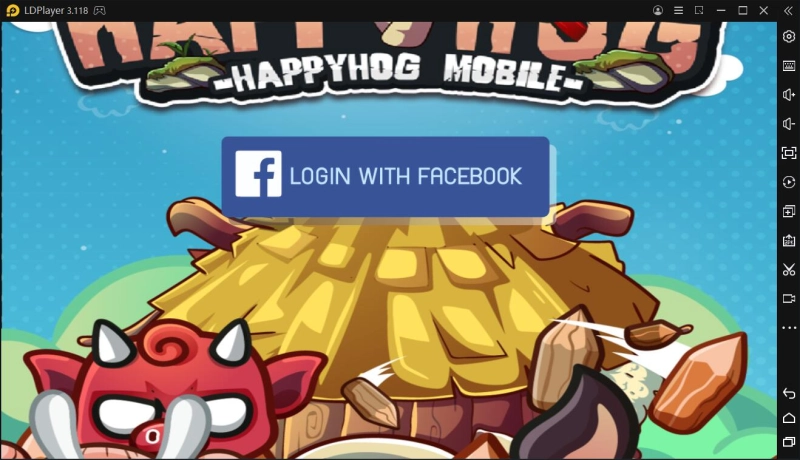 วิธีการติดตั้งและการเล่นเกม HappyHog Mobile บน PC