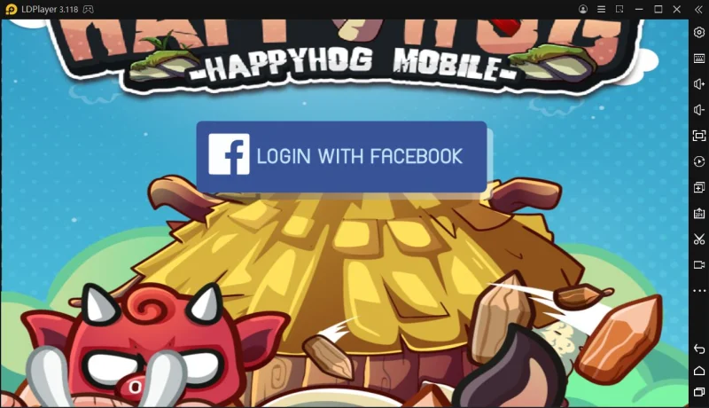 วิธีการติดตั้งและการเล่นเกม HappyHog Mobile บน PC