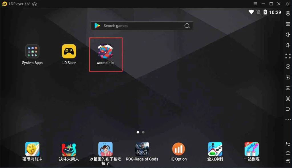 วิธีเล่น wormate.io บน PC