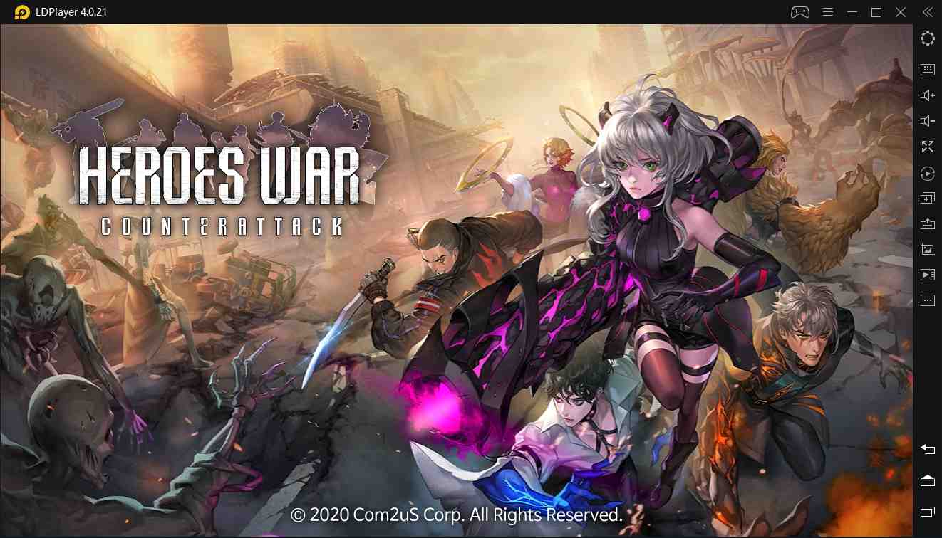 วิธีเล่น Heroes War: Counterattack บน PC