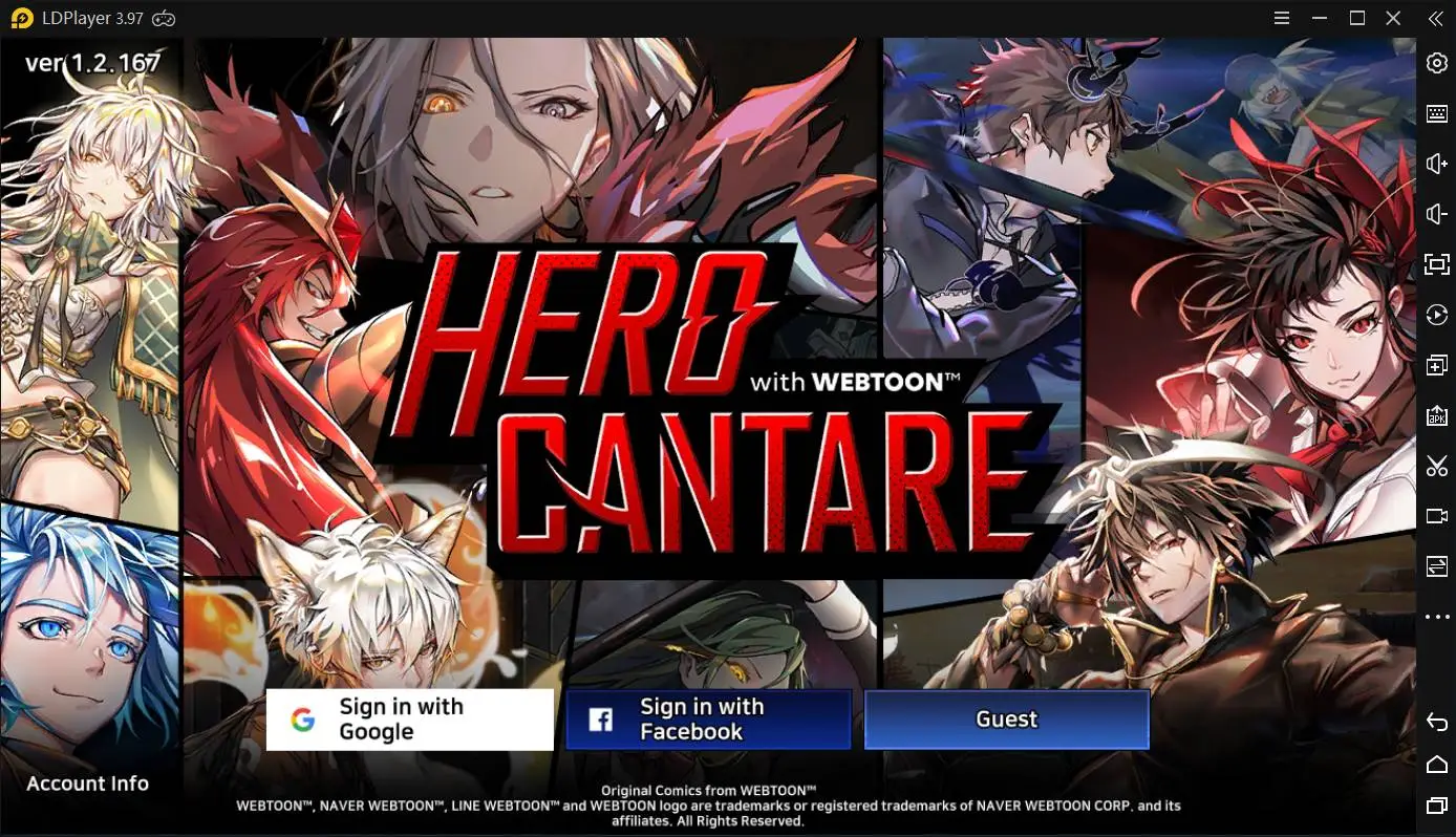 วิธีดาวน์โหลดและเล่น Hero Cantare with WEBTOON™ บนพีซี