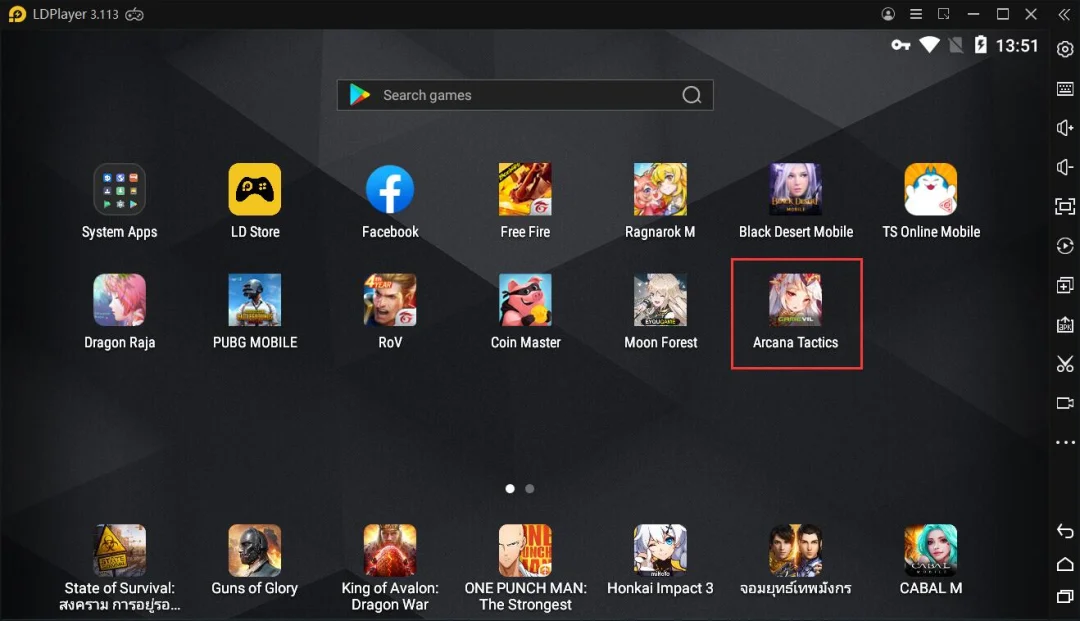 วิธีการติดตั้งและการเล่นเกม Arcana Tactics บน PC