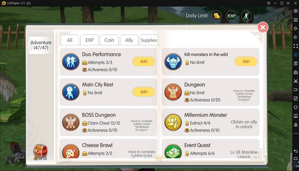 Emulator Android สุดยอดสำหรับ Mabinogi Fantasy Life