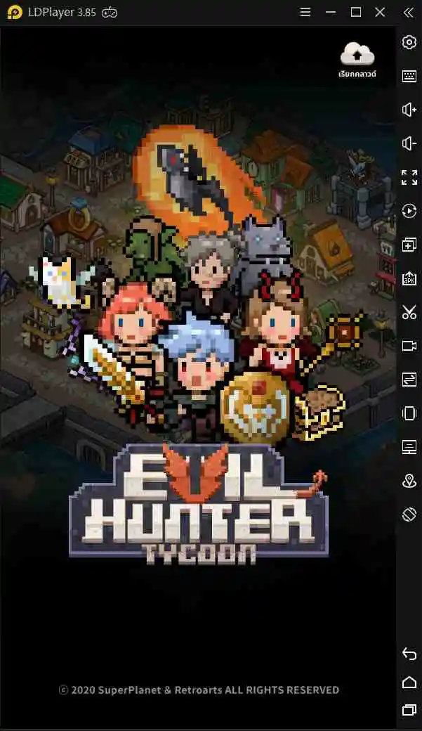 วิธีเล่น Evil Hunter Tycoon บน PC