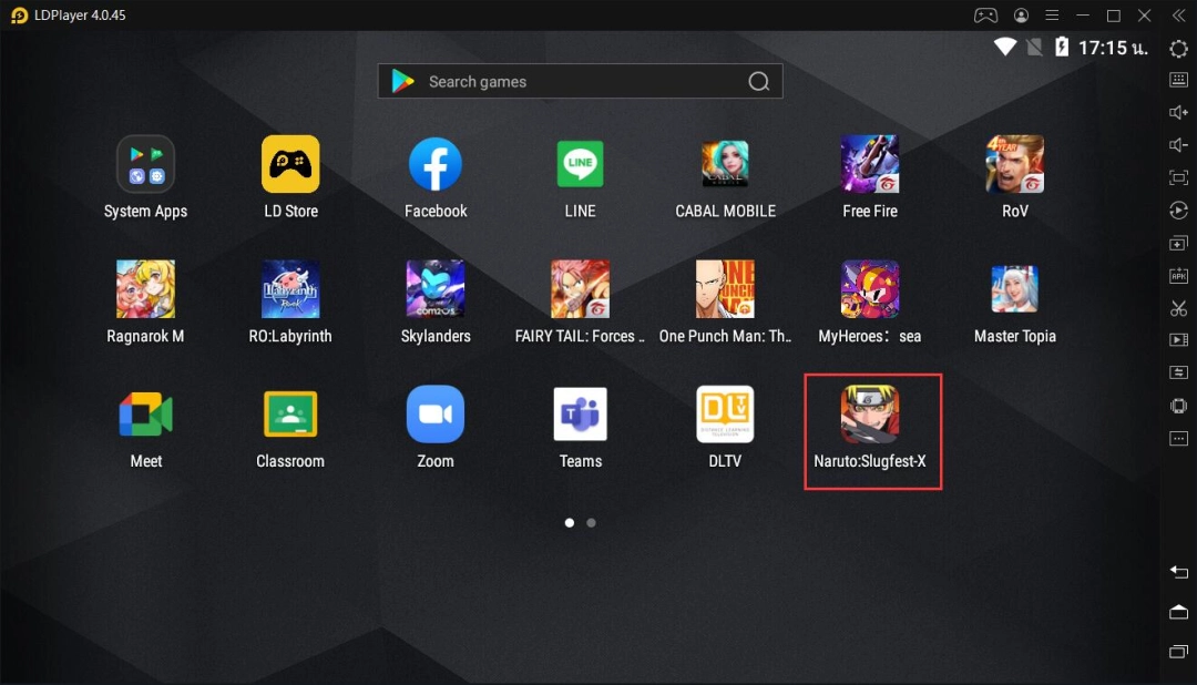 Naruto:SlugfestX เปิดให้บริการเซิร์ฟ SEA มีภาษาไทยแล้ว