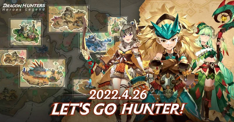 Dragon Hunters: Heroes Legend เกม MMO ล่าสัตว์มาแรงยอดลงทะเบียนทะลุล้าน ดาวน์โหลดมาเล่นกันเลย!