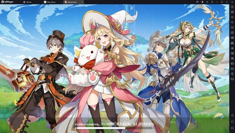 The Legend of Neverland (Global) เกม MMORPG เทคนิกเก็บเวลผจญภัยสไตล์อนิเมะ