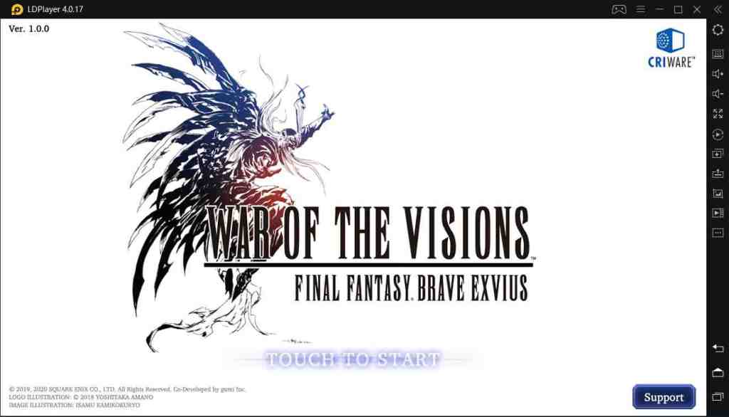 วิธีเล่น WAR OF THE VISIONS FFBE บน PC