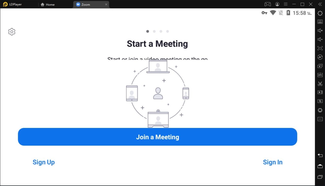วิธีใช้แอป ZOOM Cloud Meetings เวอร์ชั่น Android บน PC