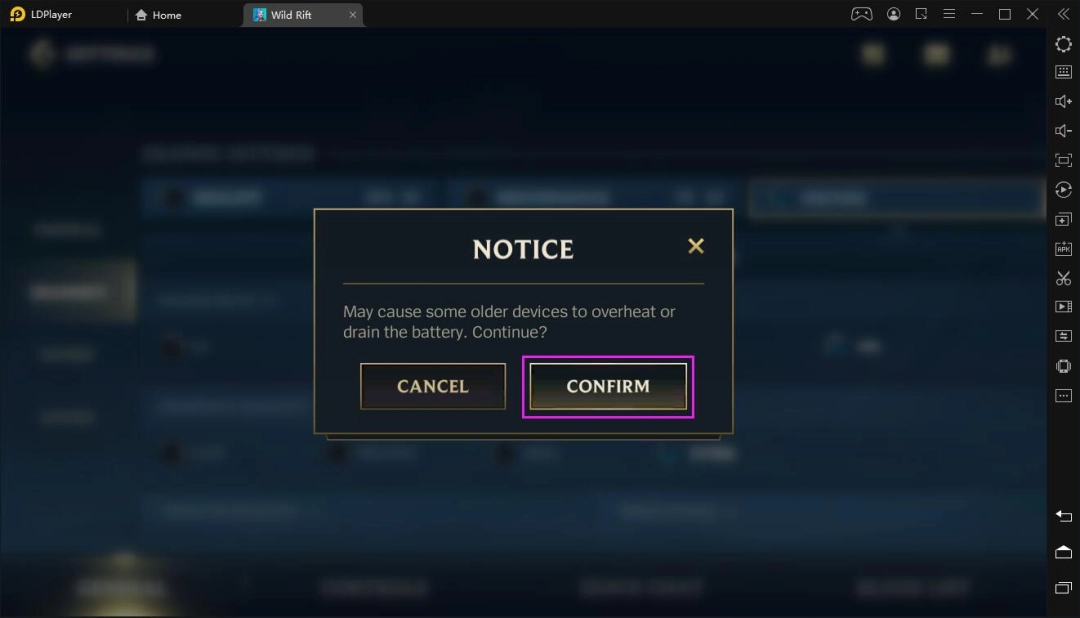 วิธีตั้งค่าทำให้เล่น League of Legends: Wild Rift ด้วย 120FPS