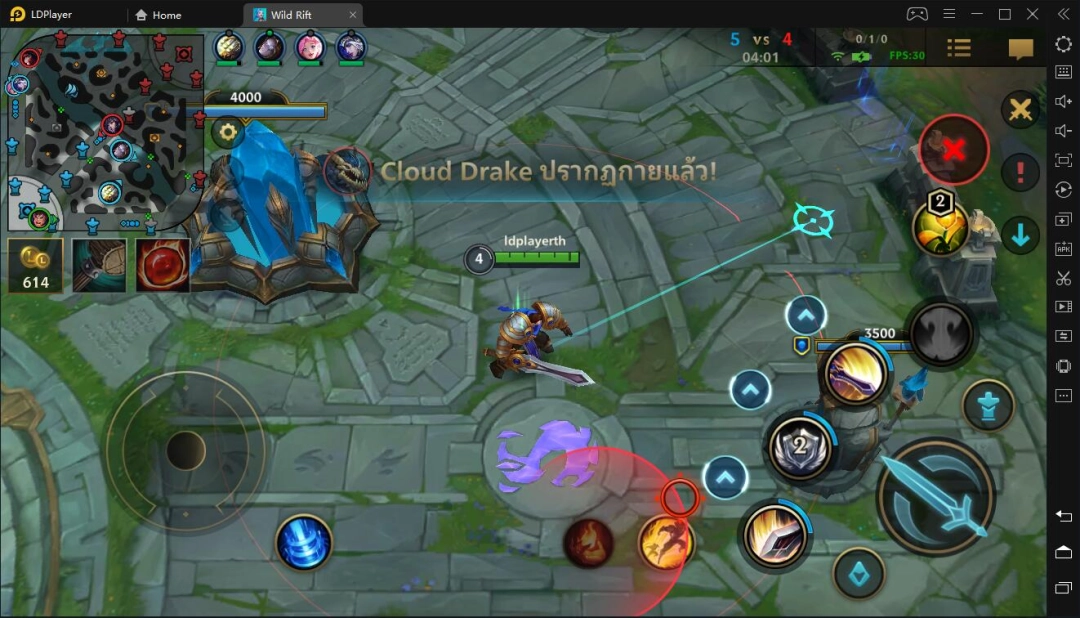 League of Legends: Wild Rift การทำงานของคีย์โดยละเอียด | เคล็ดลับการใช้งานปุ่มจำลองฟ้าผ่า