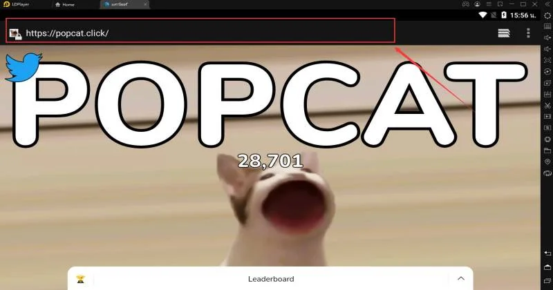 เล่น PopCat&nbsp;แบบอัตโนมัติบน pc ด้วยใช้ LDPlayer