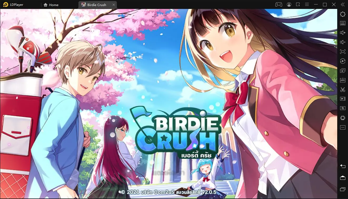 วิธีการติดตั้งและการเล่นเกม Birdie Crush: Fantasy Golf บน PC