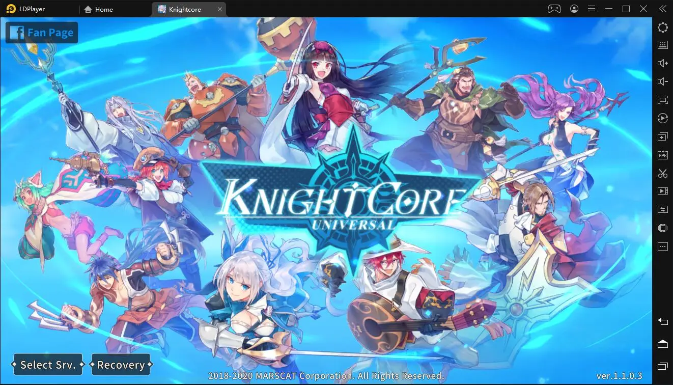 วิธีการติดตั้งและการเล่นเกม Knightcore Universal บน PC