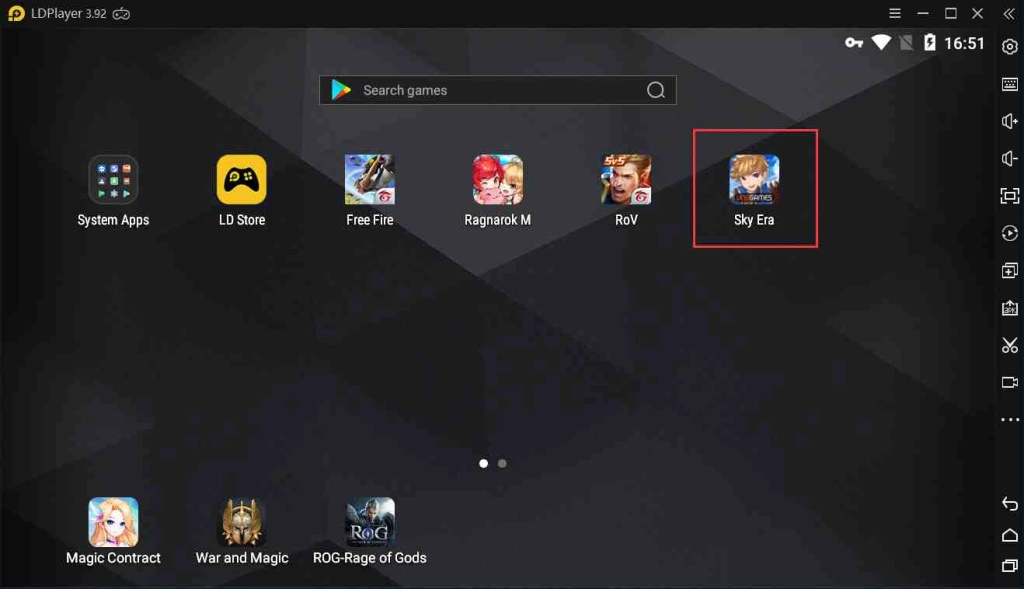 วิธีเล่นเกม RPG Sky Era บน PC