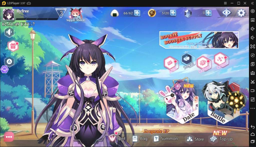 Date A Live: Spirit Pledge - Global บนพีซี: วิธีดาวน์โหลดและเล่น