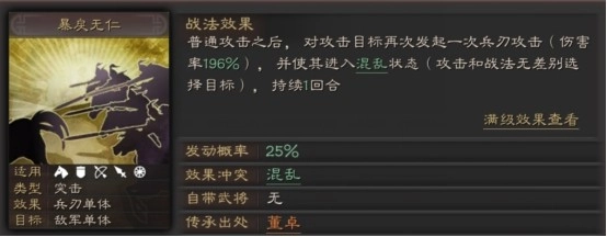 【攻略】《三國志・戰略版》戰法教學——暴戾無仁