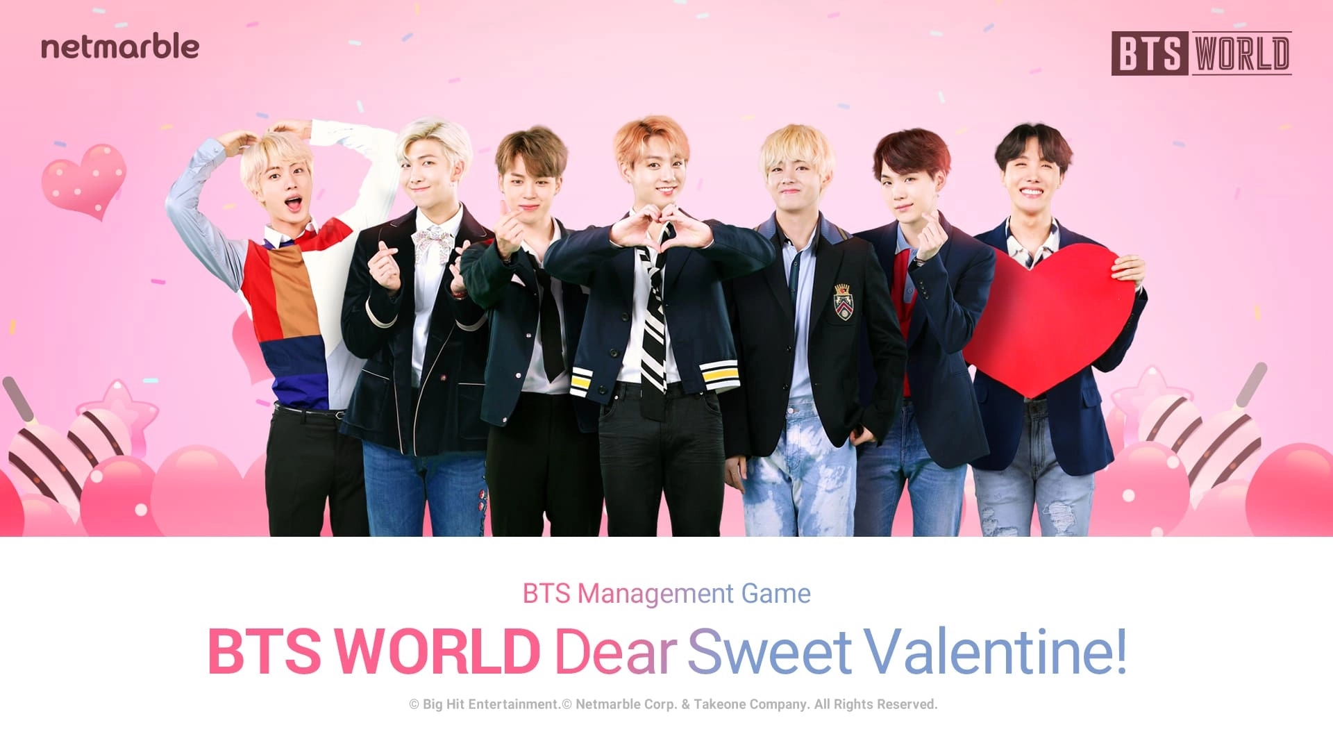 愛瀰漫在空氣中!《BTS WORLD》推出情人節更新