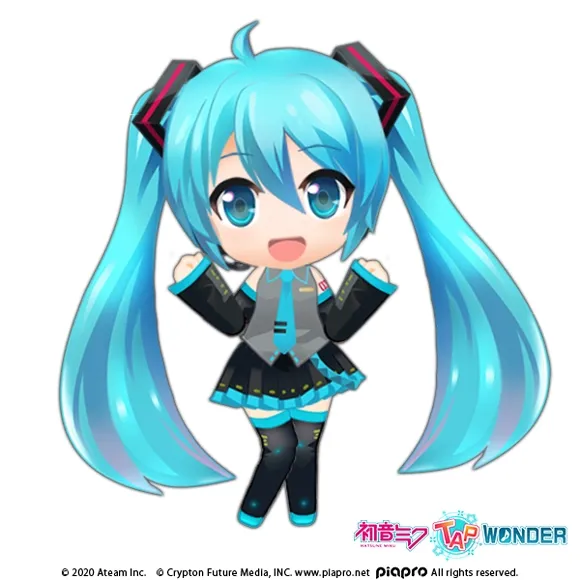 大家一起製作的初音未來智慧型手機遊戲「初音未來 ‐TAP WONDER-」 遊戲內募集之BGM、寵物設計的採用作品發表！