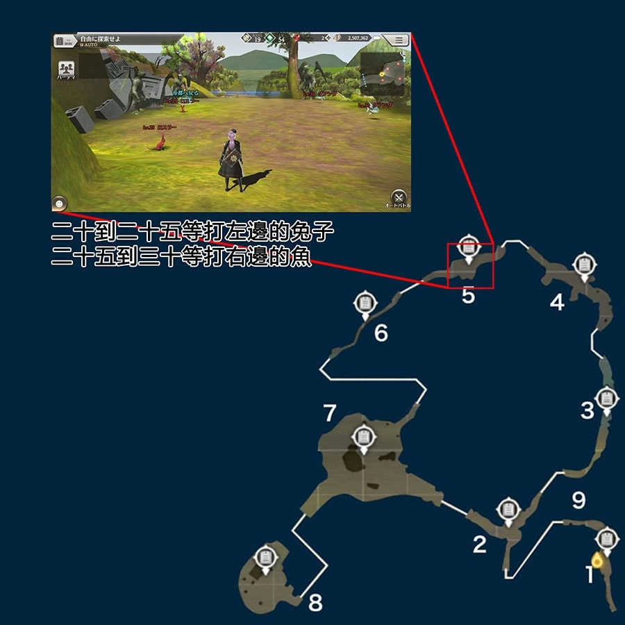 【攻略】《光之戰記》Lv.1~Lv.50組隊掛機地點推薦